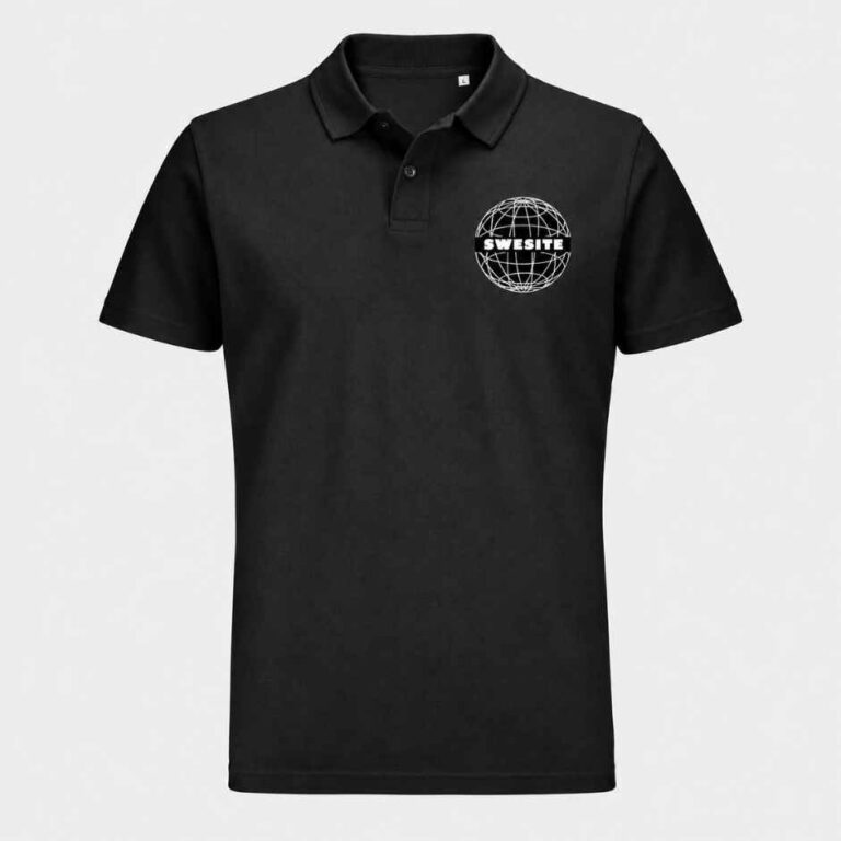 Premium pikétröja Unisex – 100% bomull med eget tryck