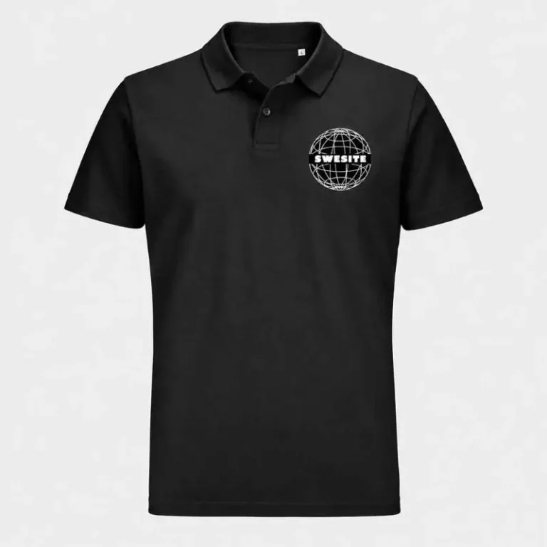 Premium pikétröja Unisex – 100% bomull med eget tryck
