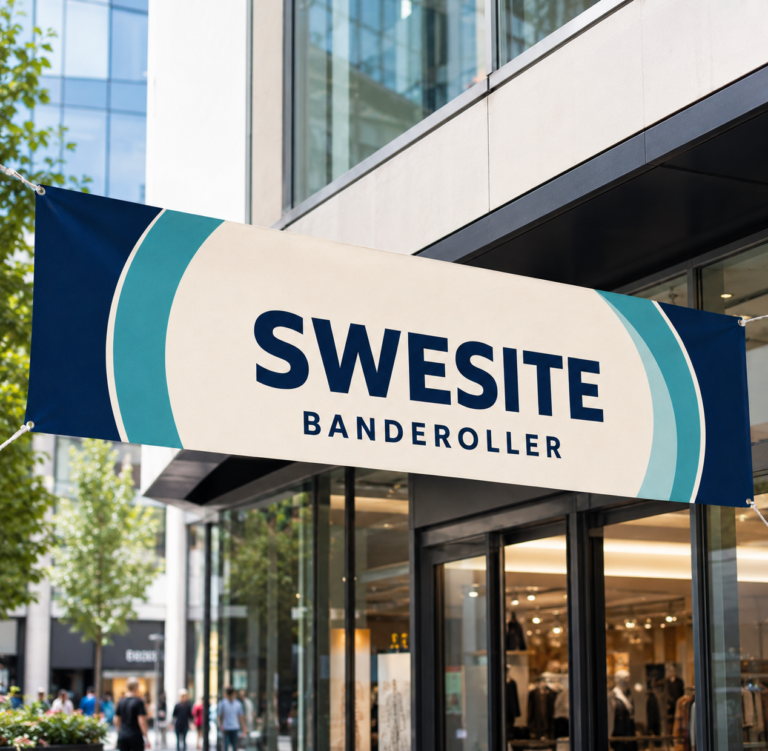 Banderoll med egen design – tryck för företag och event